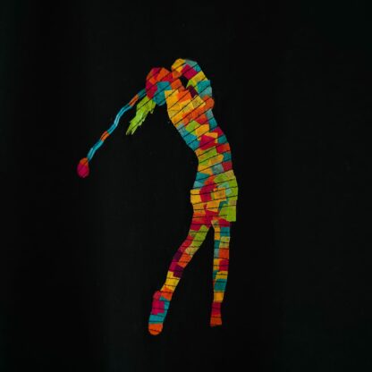 Calyz Girl Golfer Black T-shirt